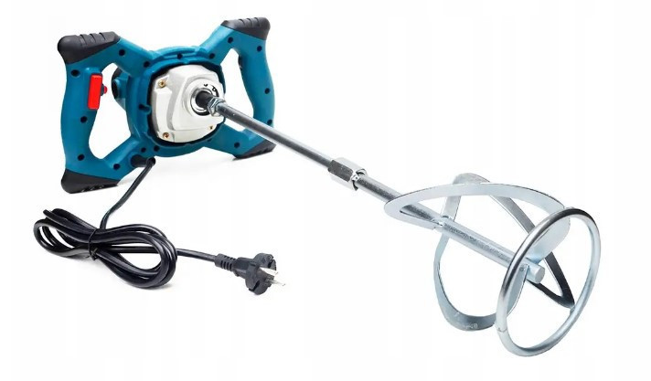 OX-1201 Будівельний міксер 2800Вт, 970 об/хв, 2 змішувачі Ø110мм для фарби, бетону, клею та розчинів Одеса - фото 5