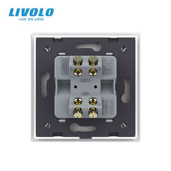 Майстер вимикач 20 ампер Livolo білий (VL-C7KMKV20A-2WP) Коломыя