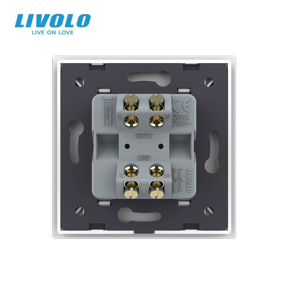 Майстер вимикач 20 ампер Livolo білий (VL-C7KMKV20A-2WP) Коломыя - изображение 4