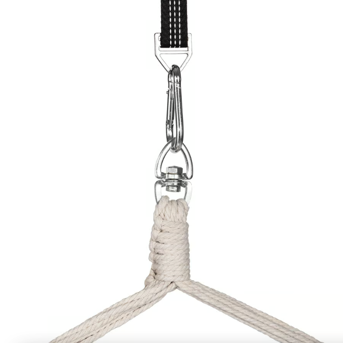 Кресло гамак подвесное для дома сада террасы удобное бразильское кресло кокон из ткани Di Volio Fira серый Киев - изображение 10