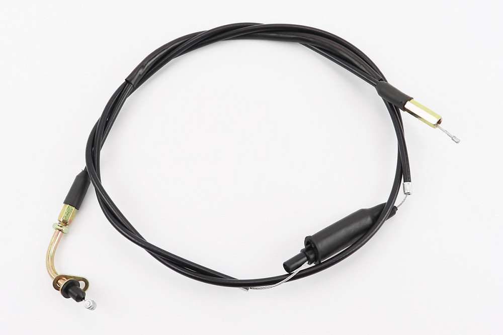 Трос газу Yamaha JOG (наконечник з внутрішнім різьбленням) (трос 165см; кожух 153см) Київ - фото 1