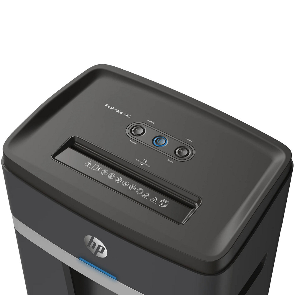 Знищувач документів HP Pro Shredder 18CC, A4, 80g х 18 листів, 4*35, 25 л., P-4 Винница - изображение 4