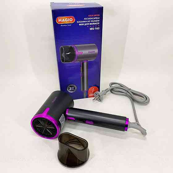 Фен з регулюванням температури для укладання, Жіночий професійний фен для укладання волосся VY-23 Івано-Франківськ