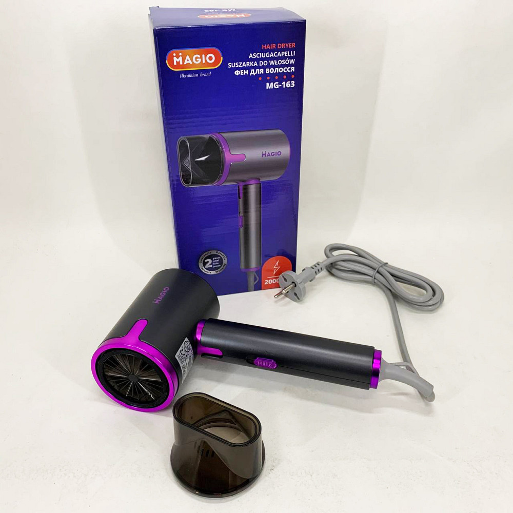 Фен з регулюванням температури для укладання, Жіночий професійний фен для укладання волосся VY-23 Івано-Франківськ - фото 4