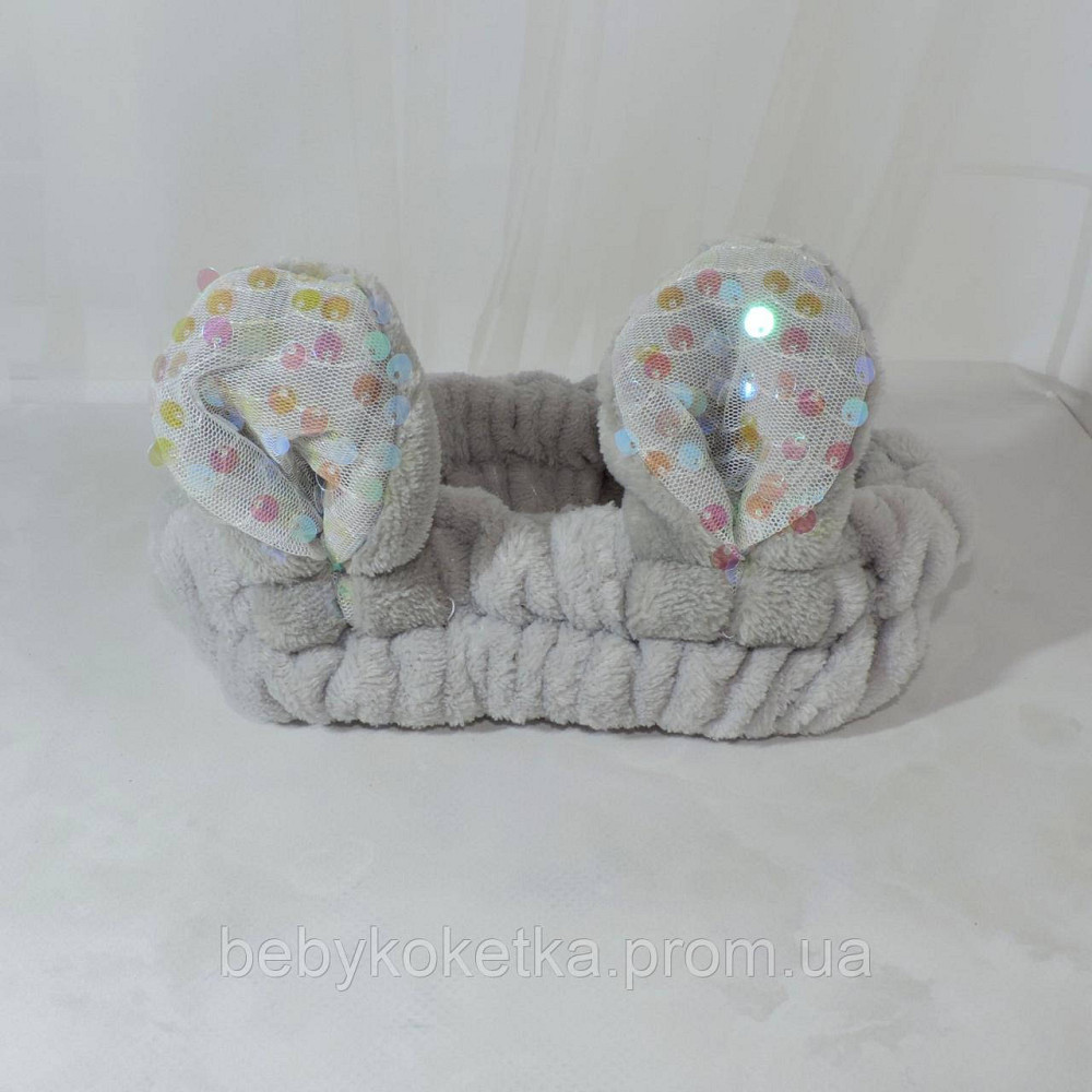 Косметична пов'язка для голови з вушками. Львів - фото 1