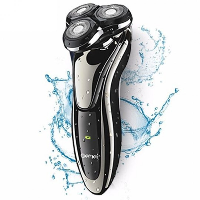 Електробритва GEMEI GM-7719: 3 плаваючі головки, 80 хв роботи, акумуляторна Одеса - фото 1