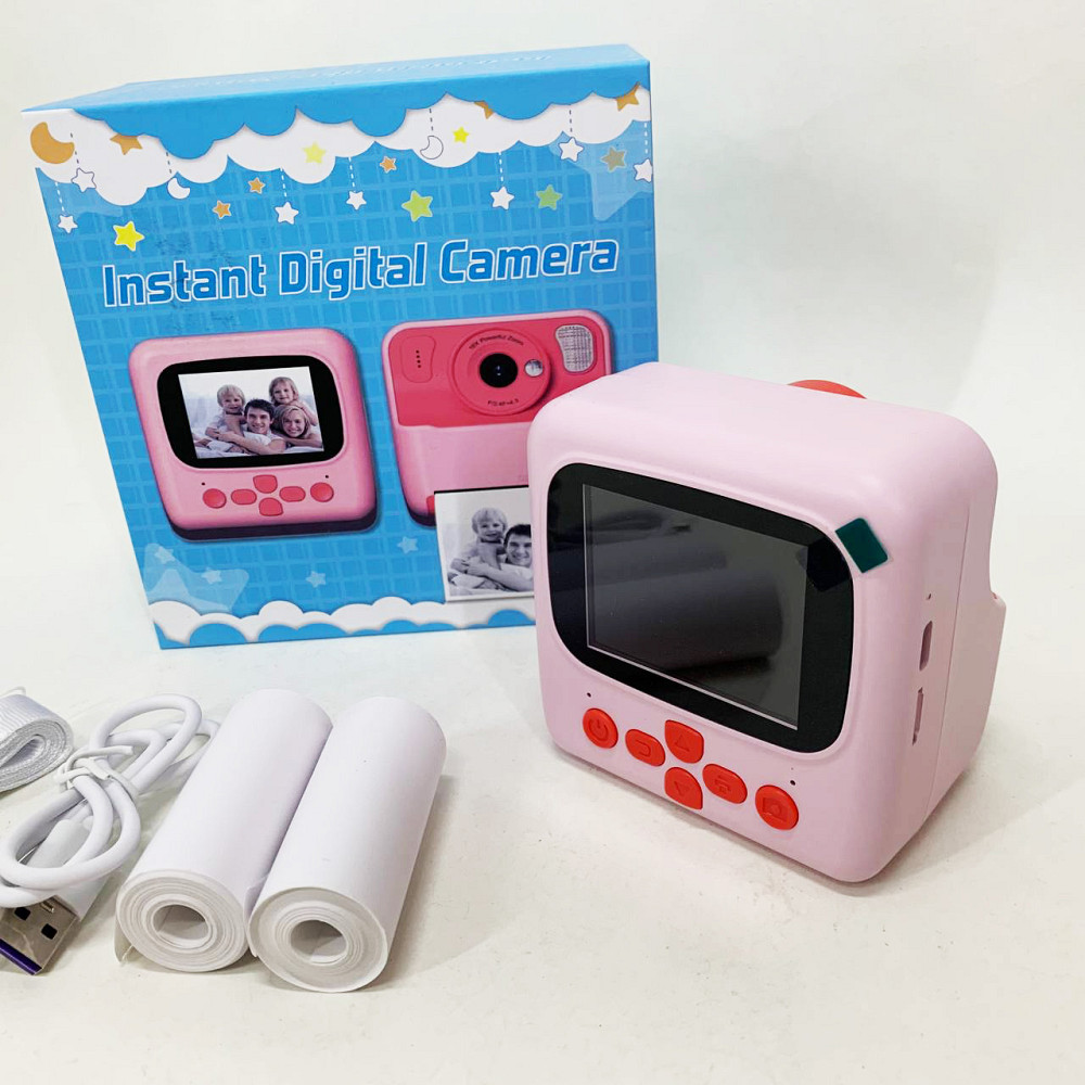 Дитячий цифровий фотоапарат з миттєвим друком фото, Камера для дітей з миттєвим друком фото DA-90 Львів - фото 4