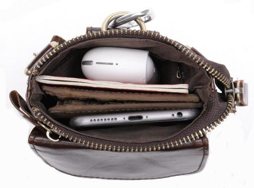 Сумка через плечо мужская Коричневая (Vintage) Киев - изображение 4