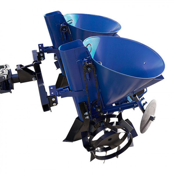 Картоплесаджалка 2р. ланцюгова до мототрактора + бункер для внесення добрив (фіксоване міжряддя) (КС19) Харьков - изображение 3