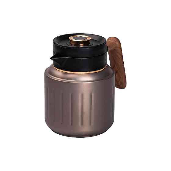 Чайник термос с индикатором температуры и заварником 1 л серый HP-14-51G Киев