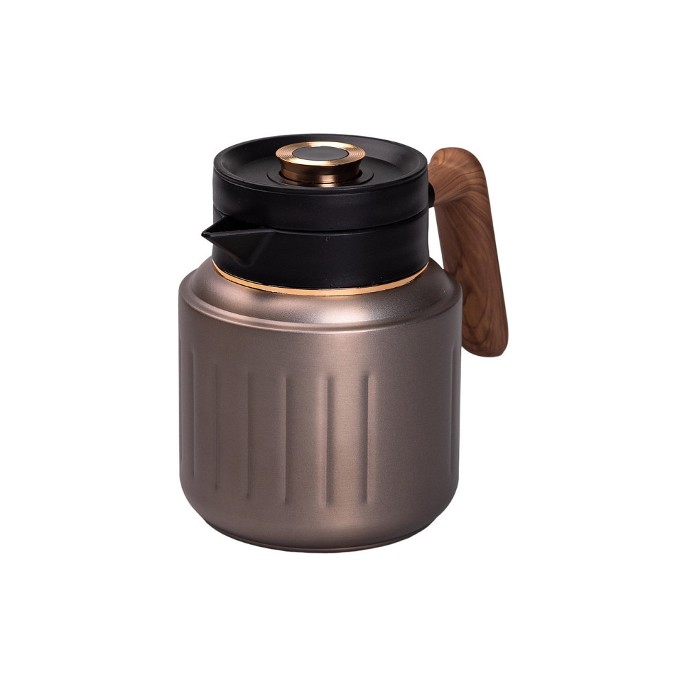 Чайник термос с индикатором температуры и заварником 1 л серый HP-14-51G Киев - изображение 6