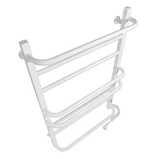 Електричний полотенцесушитель Laris Зебра Комфорт ЧК8 500Х800 Е білий Київ