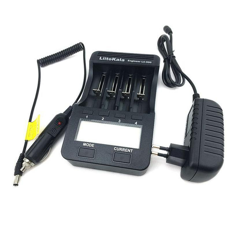 Заряднoe устройство Liitokala Lii-500 на 4 канала (для Ni-MH, Ni-CD, Li-Ion) с блоком питания + автоадаптер Киев - изображение 4