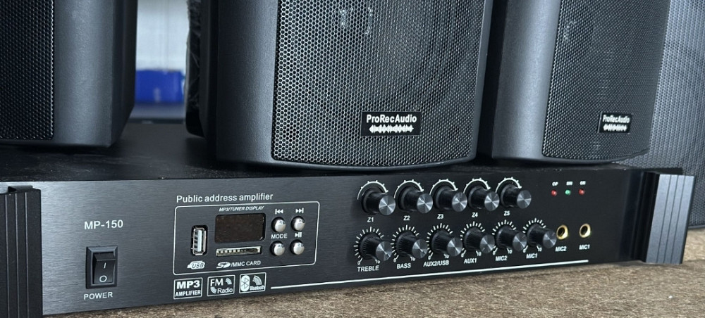 Новий комплект акустики 100-250 кв метр 8 колонок та підсилювач. Харків - фото 2