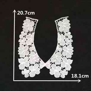 Комір для одягу білий Квіти Київ