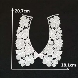 Комір для одягу білий Квіти Київ - фото 2