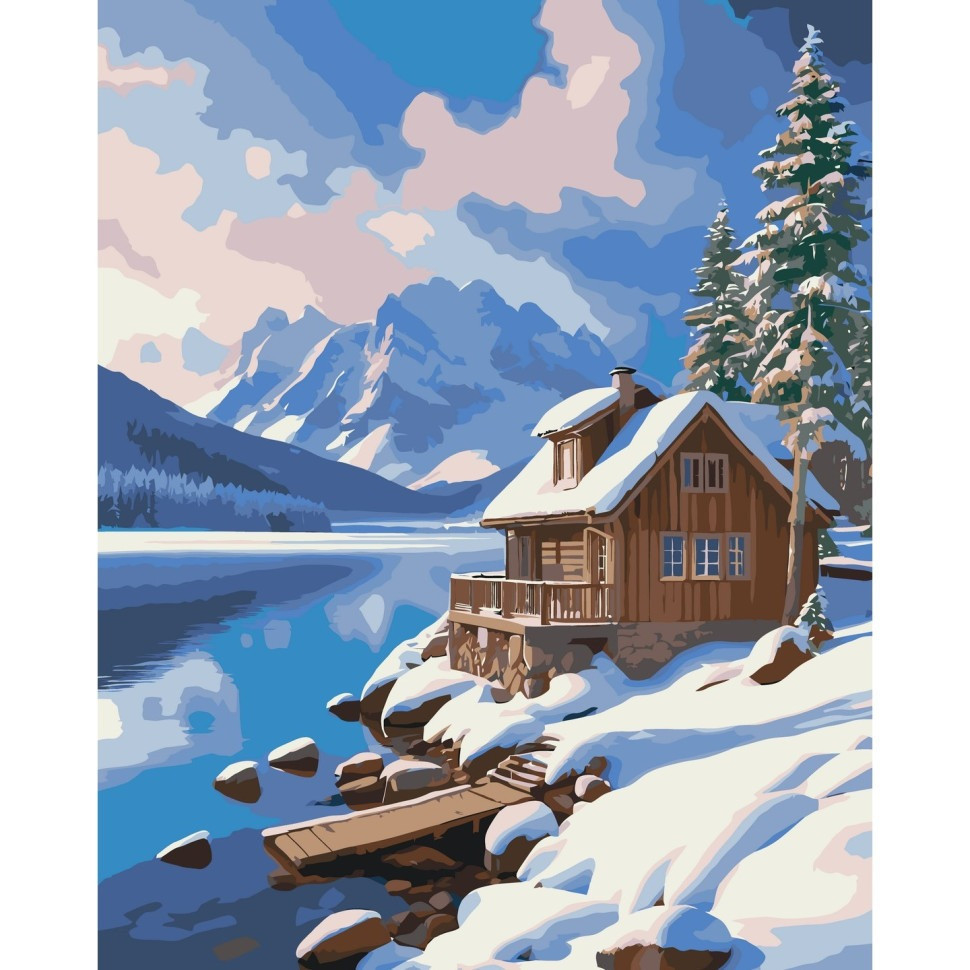 Картина за номерами "Зимовий спокій" 11058-AC 40х50 см Вінниця - фото 1