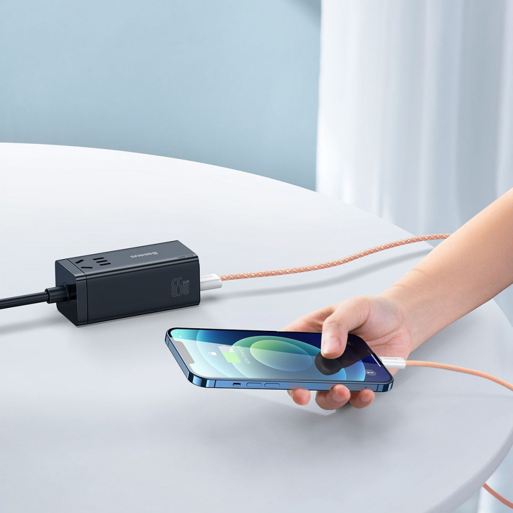 Кабель Baseus Dynamic Series Fast Charging Lightning 2.4A 1м білий Львів - фото 4