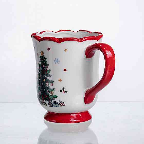 Новорічна порцелянова чашка для чаю та кави 450 (мл) New Year CR-1-3 Київ