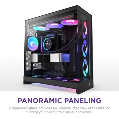 Корпус NZXT H9 Flow RGB Dual-Chamber All Black (CM-H92FB-R1) Вінниця - фото 7
