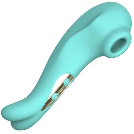 Вакуумний стимулятор клітора Suction Bunny колір бірюзовий Sex Aura Київ