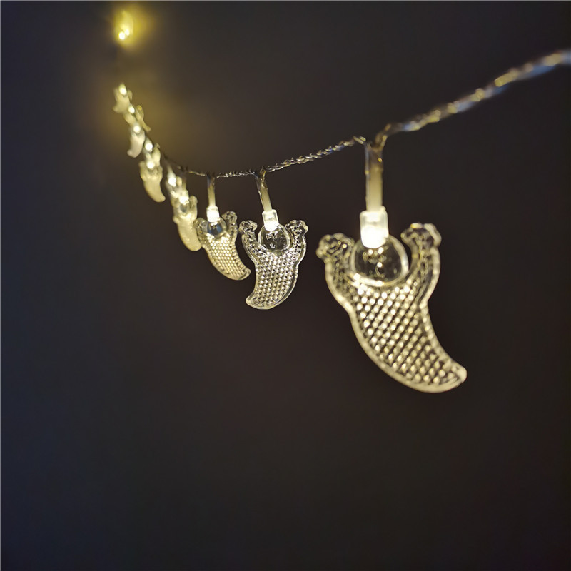 Гирлянда на Хэллоуин Привидения 150 см 10 led 5 на 3 см прозрачный Киев - изображение 2