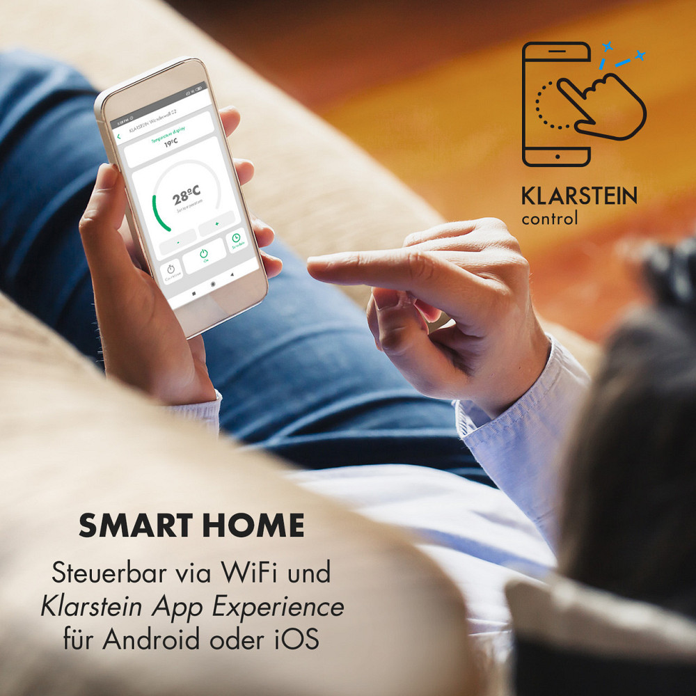 Інфрачервоний нагрівач Wonderwall Smart 60x60 см керування застосунком 360 Вт тижневий таймер IP24 360 Вт Рівне - фото 2