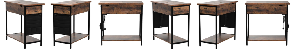 Журнальний столик Leobert Olmi USB вхід + розетка в стилі Loft Київ - фото 4