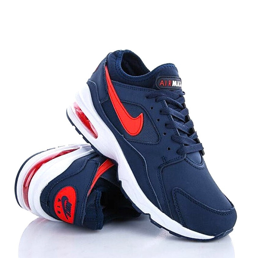 Чоловічі Сині Термо Кросівки Nike Air Max 93 Шкіряні Найк Єврозима (розміри: 41,42,43,44,45,) Відео Огляд Дніпро - фото 7