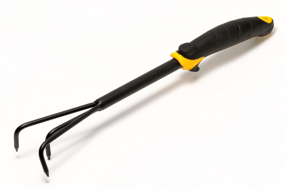 Молния садовая MASTERTOOL с пластиковой ручкой и TPR-покрытием 385х60 мм 14-6173. Ровно - изображение 1