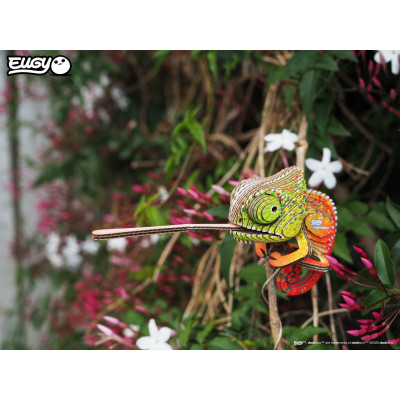 Пазл Eugy 3D Зоопарк Хамелеон (XEG-075) Вінниця - фото 2