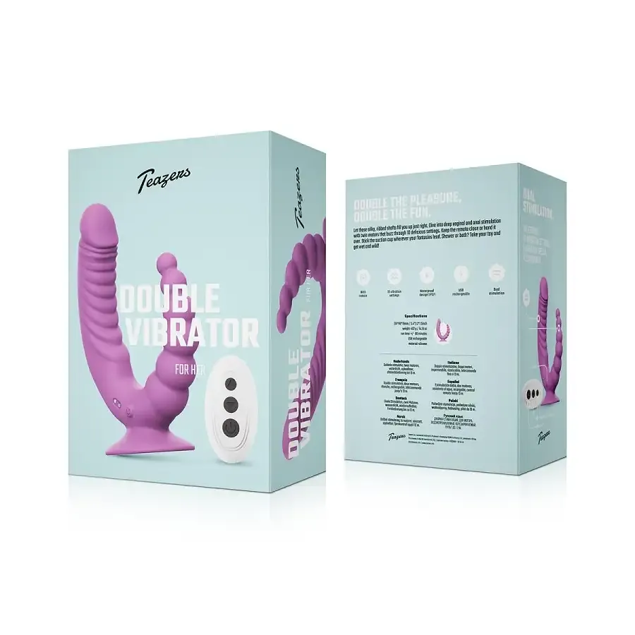 Подвійний вібратор Teazers Double Vibrator Львів - фото 8