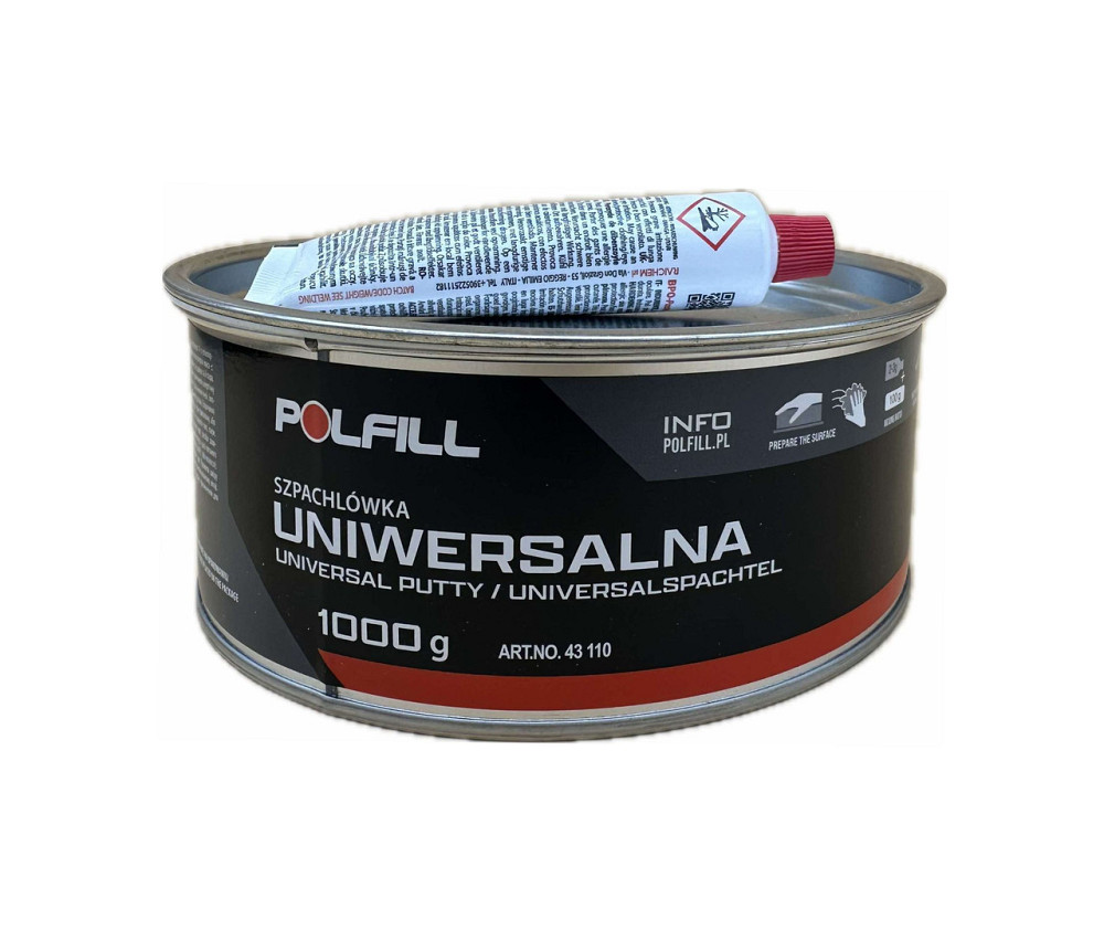 Шпаклівка універсальна + затв. 1кг бежева Polfill Киев - изображение 1