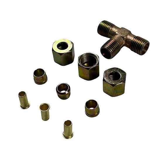 Аварійне метал розбірний трійник 08x08x08 PVC з'єднання Мукачево