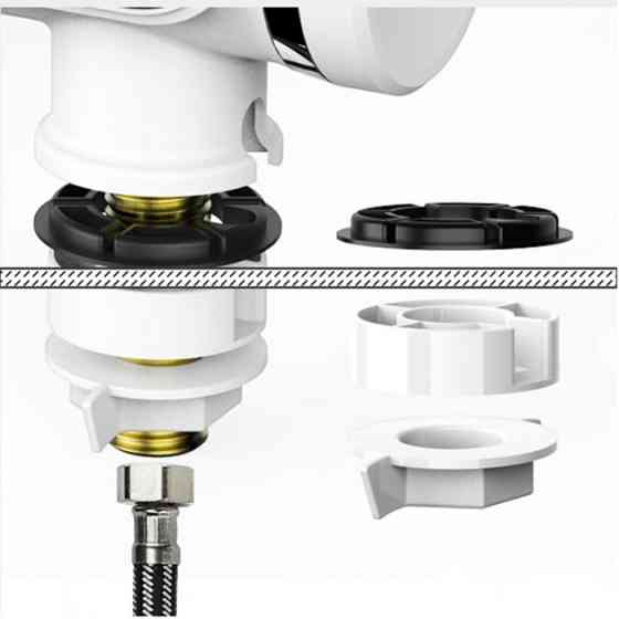 Электрический проточный водонагреватель кран-бойлер с дисплеем 3 кВт нижнее подключение Київ