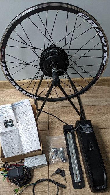 Електронабір для велосипеда 500w 36-48v Bafang редукторный. Харків - фото 4