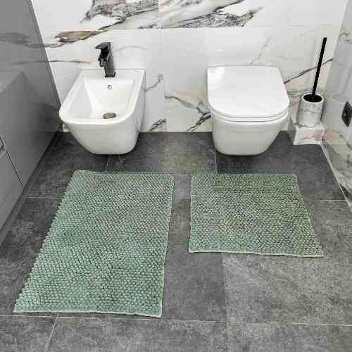 Набір килимів для ванних кімнат TM DARIANA Ананас 50*50+50*80 нефрит Житомир