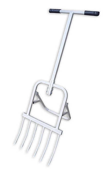 Чудо лопата "Мрія" розбірна диво-вила землекоп орач корт на 6 зубців, ЗАГНУТНІ, ПОСИЛЕНІС Харків - фото 1