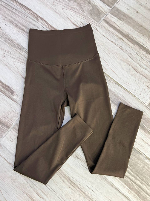 Лосины женские You are peri 1929 широкий пояс утяжка пуш ап коричневые, коричневый, M Киев - изображение 6