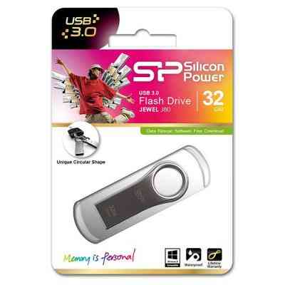 USB флеш накопичувач Silicon Power 32GB JEWEL J80 USB 3.0 (SP032GBUF3J80V1T) Вінниця
