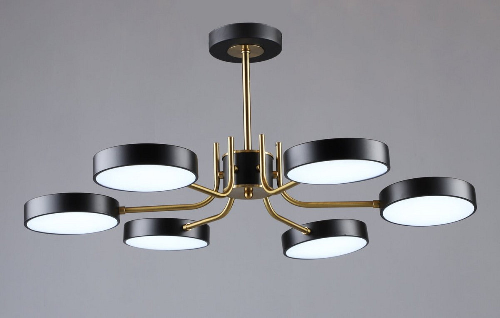 SIRIUS Люстра світлодіодна в стилі лофт Sirius B N6371/6 BK+COP Коломыя - изображение 1