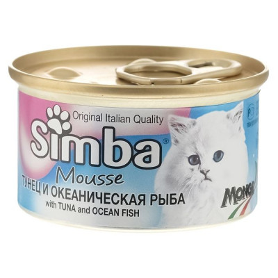 Консерви для котів Simba Cat Wet тунець і океанічна риба 85 г (8009470009423) Вінниця - фото 1