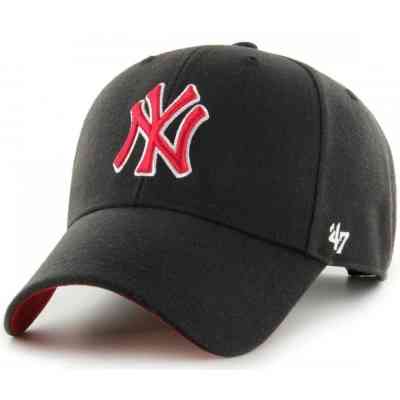 Кепка 47 Brand MLB New York Yankees B-SUMVP17WBP-BK чорний, червоний (196895673327) Вінниця