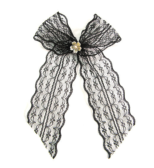 Брошь для одежды или на воротник кружевная Бант Киев - изображение 1