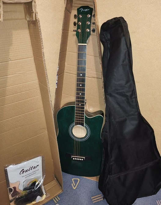 Гітара акустична дуже гарної якості, незвичайного кольору. Харків - фото 7