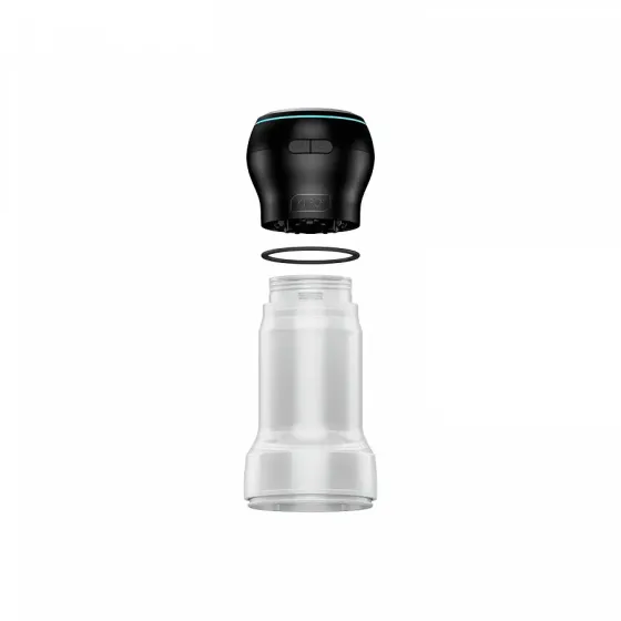 Мастурбатор Kiiroo Feel Pocket Crystal зі всмоктувальною інтерактивною насадкою PowerBlow Combo Set Львів