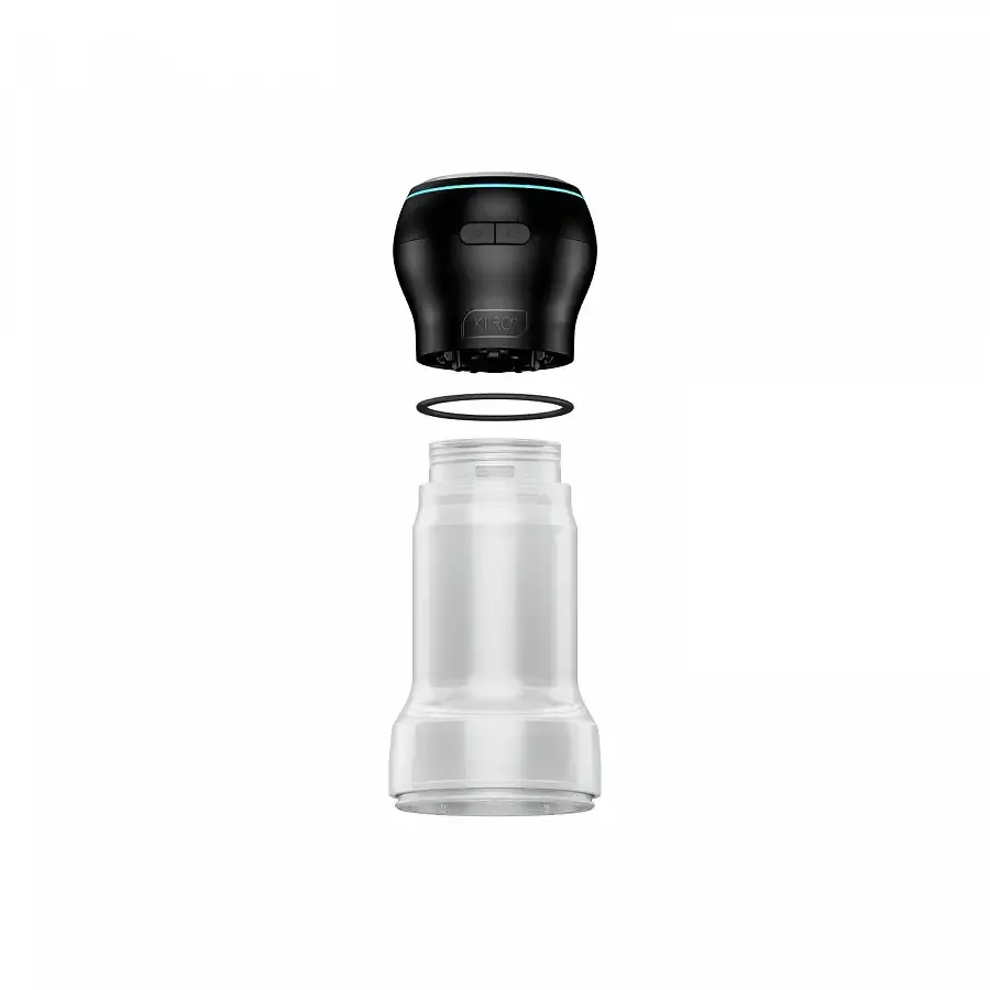 Мастурбатор Kiiroo Feel Pocket Crystal зі всмоктувальною інтерактивною насадкою PowerBlow Combo Set Львів - фото 3