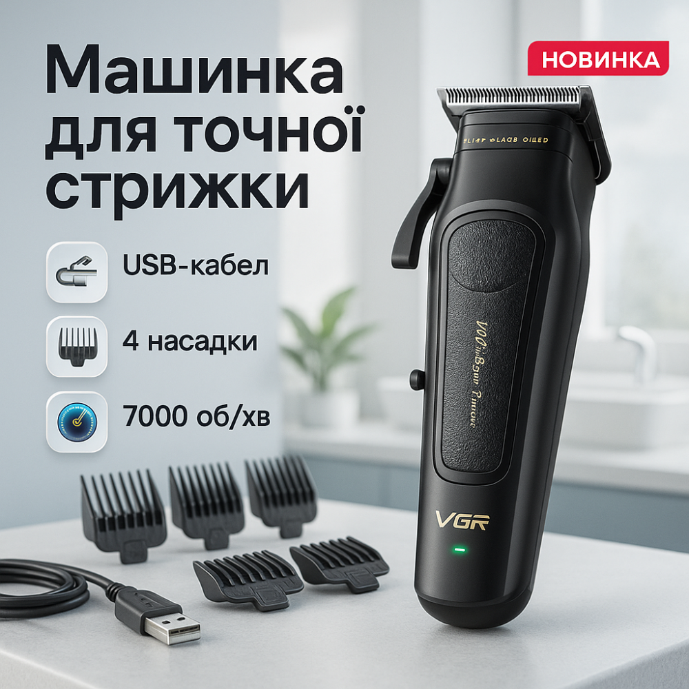 Окантовочная машинка для стрижки аккумуляторная, Машинка для стрижки от акб Набор машинок DC-29 Львов - изображение 18