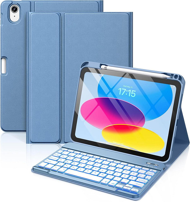 Чехол клавиатура для iPad A16 2025/iPad 10-го поколения (2022) A2696 / A2757 / A2777 Днепр - изображение 1
