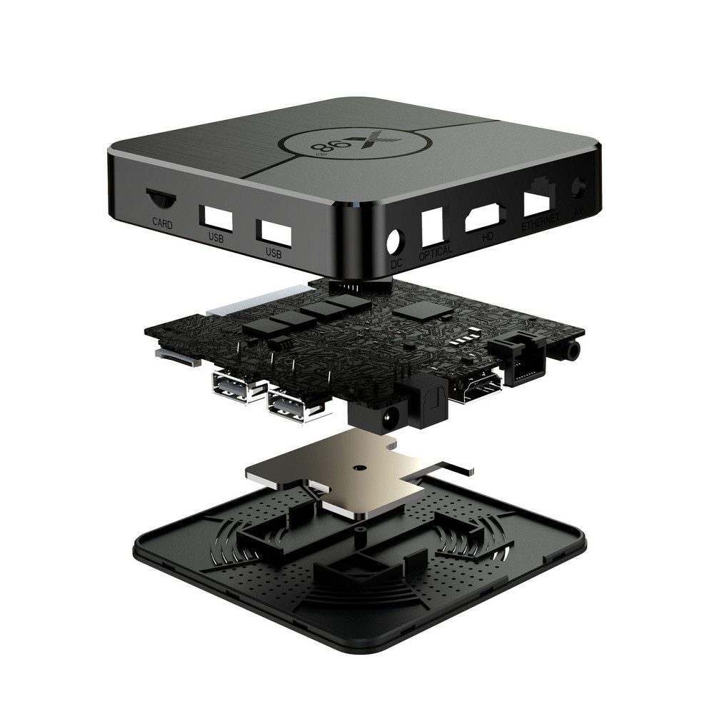 Смарт ТВ-приставка X98 Plus 4/32 ГБ, S905W2, Android 11 Днепр - изображение 4